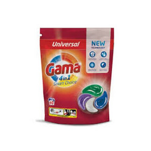 Капсулы для стирки Gama Universal 4 в 1 Universal, 60 шт (1 фото из 1)