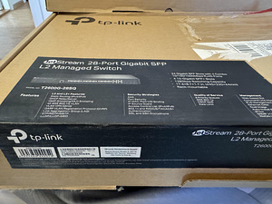 28 port gigabit sfp l2 managed switch T2600G-28SQ (1 foto / 1)