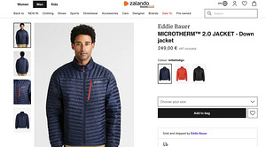 Uus Meeste sulejope EDDIE BAUER MICROTHERM™ 2.0 JACKET (2 foto / 3)