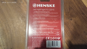 LED ночник с датчиком движения HENSKE. НОВЫЙ. 10 ШТ. (2 фото из 2)