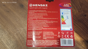 MAGNETIGA VALGUSLÜLITI HENSKE.LED. UUS.10TK. (2 foto / 2)