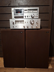 RETRO!!! AKAI: AM-2450, GXC-704D, kõlarid koos katetega. (1 foto / 10)