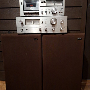 RETRO!!! AKAI: AM-2450, GXC-704D, kõlarid koos katetega.