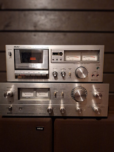 RETRO!!! AKAI: AM-2450, GXC-704D, kõlarid koos katetega. (3 foto / 10)
