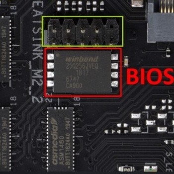 Восстановление, прошивка BIOS с помощью программатора