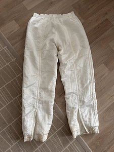 Белые зимние брюки, теплые толстые брюки, XL (2 фото из 2)