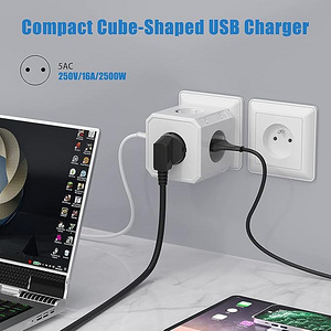 5 socket cube, 4000 W Max/2500 rated power, 750 °C, (4 foto / 4)