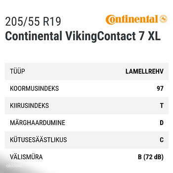 Continental Viking Contact 7 XL