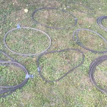 Erinevad kasutatud kiilrihmad ja hammasrihmad