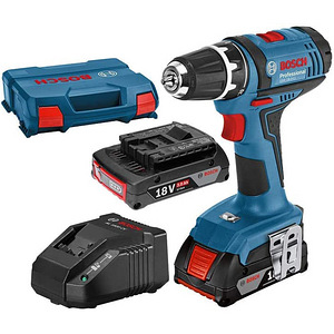 Акудрель Bosch GSR 18-2-Li + 2Ah 3шт + зарядка + Кейс (1 фото из 6)