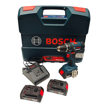 Акудрель Bosch GSR 18-2-Li + 2Ah 3шт + зарядка + Кейс