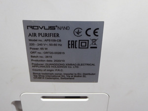 Air Purifier Rovlis Nano (4 foto / 5)