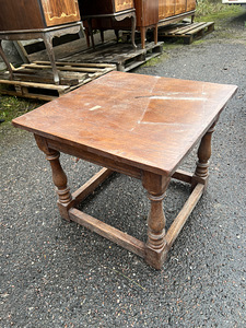 Antiikne puidust Diivanilaud kompl 2tk 1470x980 ja 620x620mm (2 foto / 3)