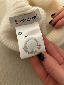Uus! Moncler valge soe talvemüts (2 foto / 2)