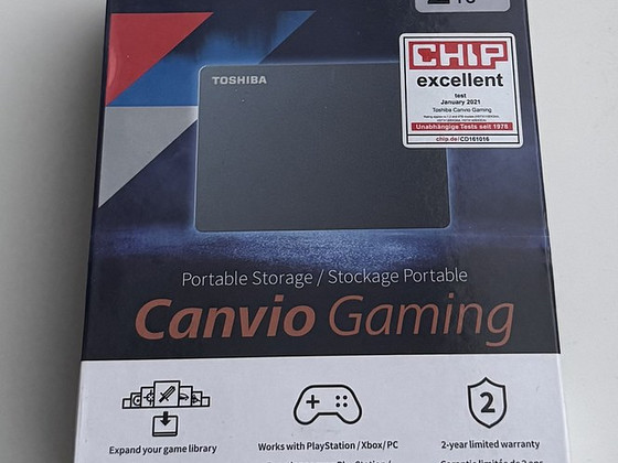 Toshiba Canvio Gaming 2TB , Black / Dark Grey Metallic