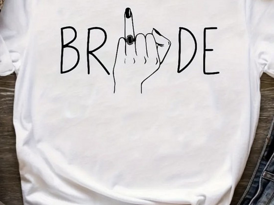 Футболка BRIDE!