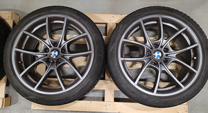 20" BMW оригинальные диски + шины 245/40 (3 фото из 5)