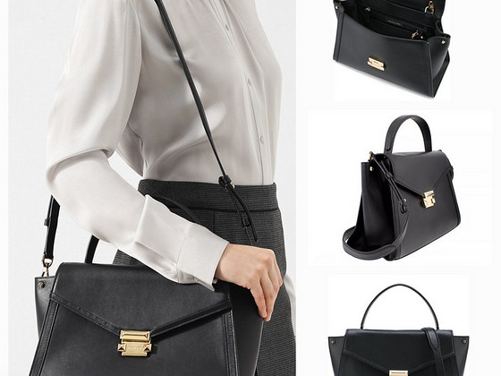 Michael Kors Whitney Large Leather Satchel
