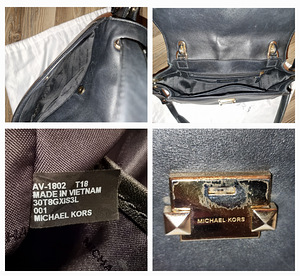 Michael Kors Whitney большая кожаная сумка-сэтчел (4 фото из 5)