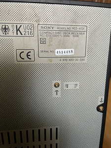 SONY HCD-H701 MUUSIKAKESKUS (3 foto / 5)