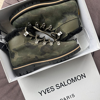 Yves Salomoni talvesaapad, uued, veekindlad, nat. nahk, s 36