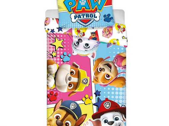 Хлопковое постельное белье 140×200 см “Paw Patrol”