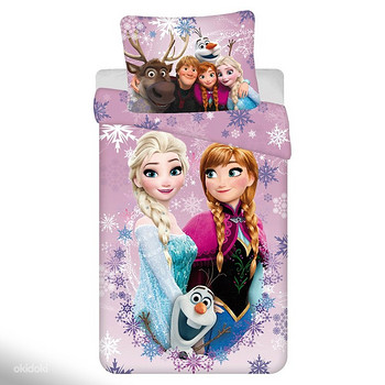 Хлопковое постельное белье 140×200 см “Frozen”