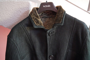 Meeste naturaalne nahkmantel, suurus 50 (XL / XXL) (1 foto / 10)