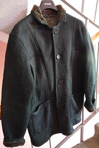 Meeste naturaalne nahkmantel, suurus 50 (XL / XXL) (2 foto / 10)