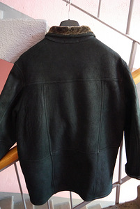 Meeste naturaalne nahkmantel, suurus 50 (XL / XXL) (4 foto / 10)