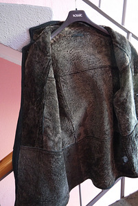 Meeste naturaalne nahkmantel, suurus 50 (XL / XXL) (7 foto / 10)