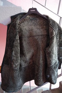 Meeste naturaalne nahkmantel, suurus 50 (XL / XXL) (8 foto / 10)