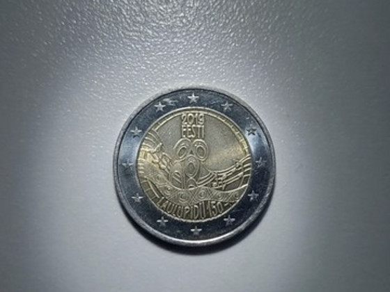 2 eurot Eesti 2019. aasta. 150. laulupidu