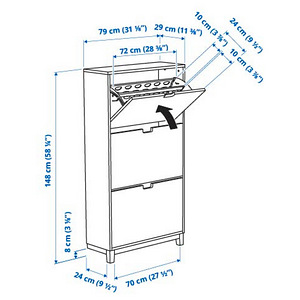 Шкаф для обуви IKEA STÄLL (1 фото из 3)