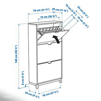 Шкаф для обуви IKEA STÄLL