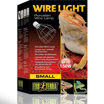 Exo Terra Valgusti Small Wire Light + Lamp 100w