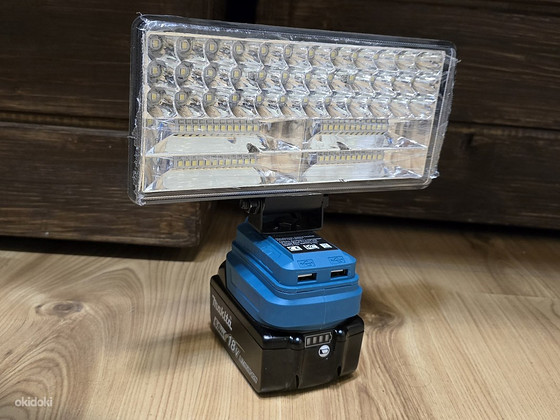 Новый Makita 18v LED рабочий свет. 2 режима + 2 USB