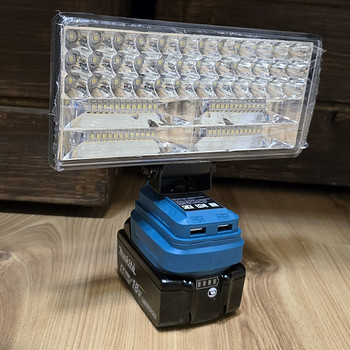 Uus Makita 18v LED töö valgus. 2 režiimi+ 2 USB