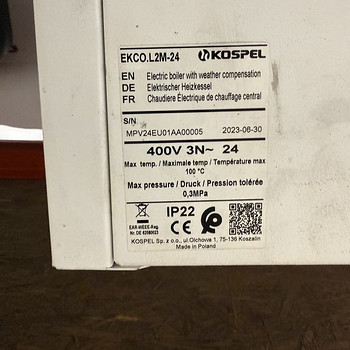 Elektrikatel EKCO L2M 24kW Kospel + paisupaak