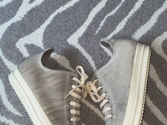 Rick owen’s pony hair ramones