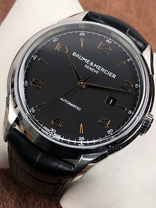 Baume & Mercier - Clifton Round Automatic XL Black Dial (1 фото из 8)