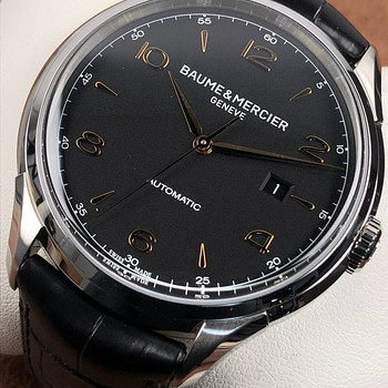 Baume & Mercier - Clifton Round Automatic XL Black Dial