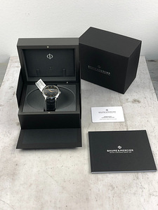 Baume & Mercier - Clifton Round Automatic XL Black Dial (8 фото из 8)