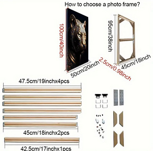 DIY Frame alusraamid maalimiseks või suurte printide jaoks. (2 foto / 8)