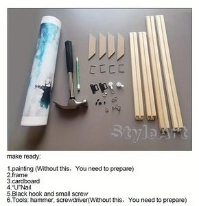 DIY Frame alusraamid maalimiseks või suurte printide jaoks. (4 foto / 8)
