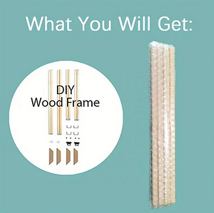 DIY Frame alusraamid maalimiseks või suurte printide jaoks. (6 foto / 8)