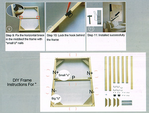 DIY Frame alusraamid maalimiseks või suurte printide jaoks. (8 foto / 8)