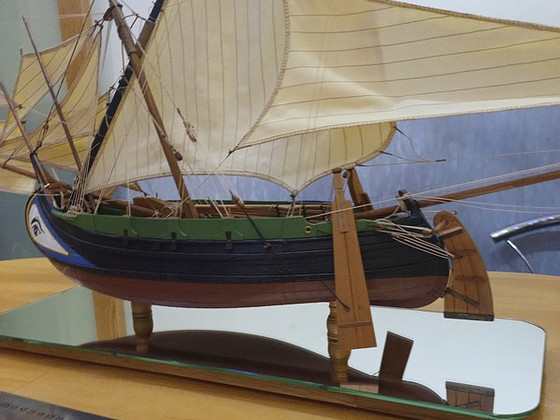 Модель корабля " Мулета" 1888 г.
