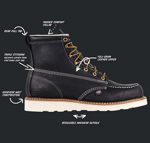 THOROGOOD USA MOC TOE American Heritage Meeste Saapad (7 foto / 9)