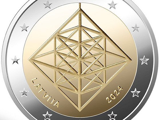2 Euro Läti 2024 UNC